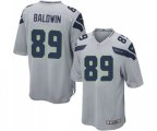 Seattle Seahawks #89 Doug Baldwin Game Grey Alternate Football Jersey