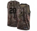 San Antonio Spurs #20 Manu Ginobili Swingman Camo Realtree Collection NBA Jersey