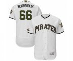 Pittsburgh Pirates Dovydas Neverauskas White Alternate Authentic Collection Flex Base Baseball Player Jersey