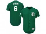 Detroit Tigers #6 Al Kaline Green Celtic Flexbase Authentic Collection MLB Jersey
