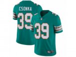 Miami Dolphins #39 Larry Csonka Vapor Untouchable Limited Aqua Green Alternate NFL Jersey
