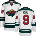 Minnesota Wild #9 Mikko Koivu Authentic White Away NHL Jersey