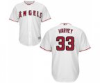 Los Angeles Angels of Anaheim #33 Matt Harvey Replica White Home Cool Base Baseball Jersey