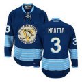 Reebok Pittsburgh Penguins #3 Olli Maatta Premier Navy Blue Third Vintage NHL Jersey
