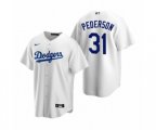 Los Angeles Dodgers Joc Pederson Nike White Replica Home Jersey