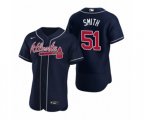 Atlanta Braves #51 Will Smith Nike Navy Authentic 2020 Alternate Jersey