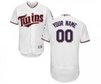 Minnesota Twins Customized White Home Flex Base Authentic Collection Baseball Jersey