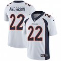 Denver Broncos #22 C.J. Anderson White Vapor Untouchable Limited Player NFL Jersey