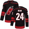 Carolina Hurricanes #24 Jake Bean Premier Black Alternate NHL Jersey