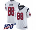 Houston Texans #88 Jordan Akins White Vapor Untouchable Limited Player 100th Season Football Jersey