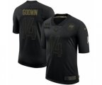 Tampa Bay Buccaneers #14 Chris Godwin 2020 Salute To Service Limited Jersey Black