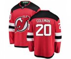 New Jersey Devils #20 Blake Coleman Fanatics Branded Red Home Breakaway Hockey Jersey