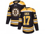 Adidas Boston Bruins #17 Milan Lucic Black Home Authentic Stitched NHL Jersey