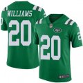 New York Jets #20 Marcus Williams Limited Green Rush Vapor Untouchable NFL Jersey