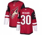 Arizona Coyotes #30 Calvin Pickard Authentic Burgundy Red Home Hockey Jersey