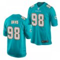 Miami Dolphins #98 Raekwon Davis Nike Aqua Vapor Limited Jersey