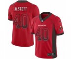 Tampa Bay Buccaneers #40 Mike Alstott Limited Red Rush Drift Fashion Football Jersey