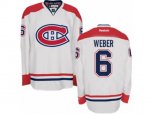 Montreal Canadiens #6 Shea Weber Premier White Away NHL Jersey