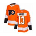 Philadelphia Flyers #13 Kevin Hayes Authentic Orange Home Hockey Jersey