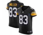 Pittsburgh Steelers #83 Heath Miller Black Alternate Vapor Untouchable Elite Player Football Jersey