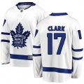Toronto Maple Leafs #17 Wendel Clark Fanatics Branded White Away Breakaway NHL Jersey