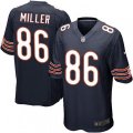 Chicago Bears #86 Zach Miller Game Navy Blue Team Color NFL Jersey
