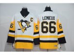 Pittsburgh Penguins #66 Mario Lemieux White New Away Stitched NHL Jersey