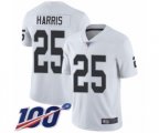 Oakland Raiders #25 Erik Harris White Vapor Untouchable Limited Player 100th Season Football Jersey