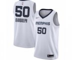 Memphis Grizzlies #50 Zach Randolph Authentic White Finished Basketball Jersey - Association Edition