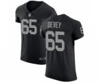 Oakland Raiders #65 Jordan Devey Black Team Color Vapor Untouchable Elite Player Football Jersey