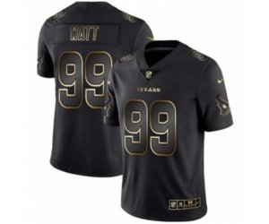 Houston Texans #99 J.J. Watt Black Golden Edition 2019 Vapor Untouchable Limited Jersey