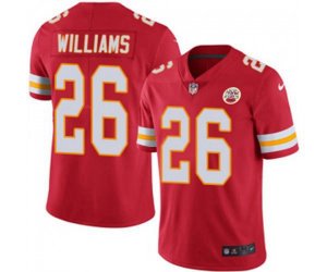 Kansas City Chiefs #26 Damien Williams Red Team Color Vapor Untouchable Limited Player Football Jersey