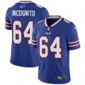 Buffalo Bills #64 Richie Incognito Royal Blue Team Color Vapor Untouchable Limited Player NFL Jersey