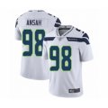 Seattle Seahawks #98 Ezekiel Ansah White Vapor Untouchable Limited Player Football Jersey
