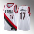 Portland Trail Blazers #17 Shaedon Sharpe White Association Edition Stitched Basketball Jersey
