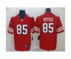 San Francisco 49ers #85 George Kittle Limited Red Rush Vapor Untouchable Football Jerseys