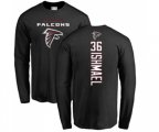 Atlanta Falcons #36 Kemal Ishmael Black Backer Long Sleeve T-Shirt