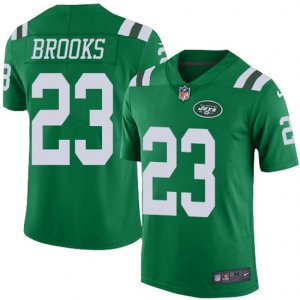 New York Jets #23 Terrence Brooks Limited Green Rush Vapor Untouchable NFL Jersey