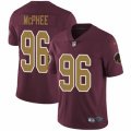 Washington Redskins #96 Pernell McPhee Burgundy Red Gold Number Alternate 80TH Anniversary Vapor Untouchable Limited Player NFL Jersey