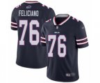 Buffalo Bills #76 Jon Feliciano Limited Navy Blue Inverted Legend Football Jersey