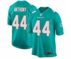 Miami Dolphins #44 Stephone Anthony Game Aqua Green Team Color Football Jersey