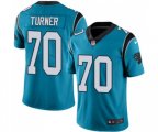 Carolina Panthers #70 Trai Turner Limited Blue Rush Vapor Untouchable Football Jersey