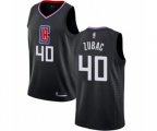 Los Angeles Clippers #40 Ivica Zubac Authentic Black Basketball Jersey Statement Edition