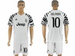 Juventus #10 Del Piero SEC Away Soccer Club Jersey