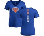 New York Knicks #2 Wayne Ellington Royal Blue Backer T-Shirt
