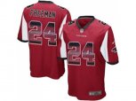 Atlanta Falcons #24 Devonta Freeman Red Team Color Stitched NFL Limited Strobe Jersey