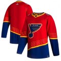 St. Louis Blues adidas Blank Red 2020-21 Reverse Retro Authentic Jersey