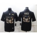 Los Angeles Chargers #52 Khalil Mack Black Statue Of Liberty Limited Stitched Jersey