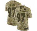 Baltimore Ravens #97 Michael Pierce Limited Camo 2018 Salute to Service NFL Jersey