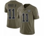 Oakland Raiders #11 Henry Ruggs III Las Vegas Raiders Limited Green 2017 Salute to Service Jersey